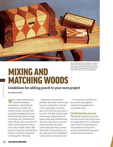 The Essential Wood Book: The Woodworker’s Guide to Choosing and Using Lumber Cedar Lane Press