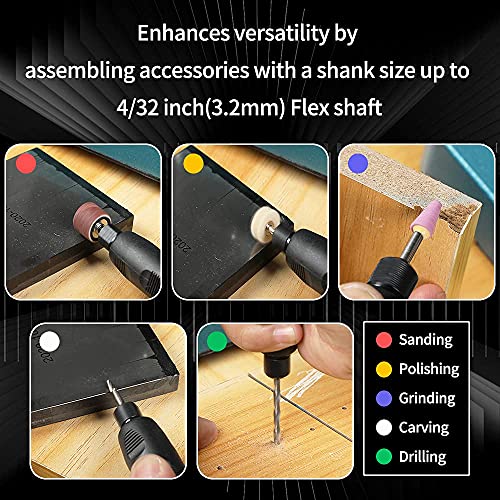 LIBAOTML Mini Bench Grinder with Variable Speed for Polishing, Buffing, and Jewelry Making, Small Bench Polisher and Professional Lapidary Equipment LIBAOTML