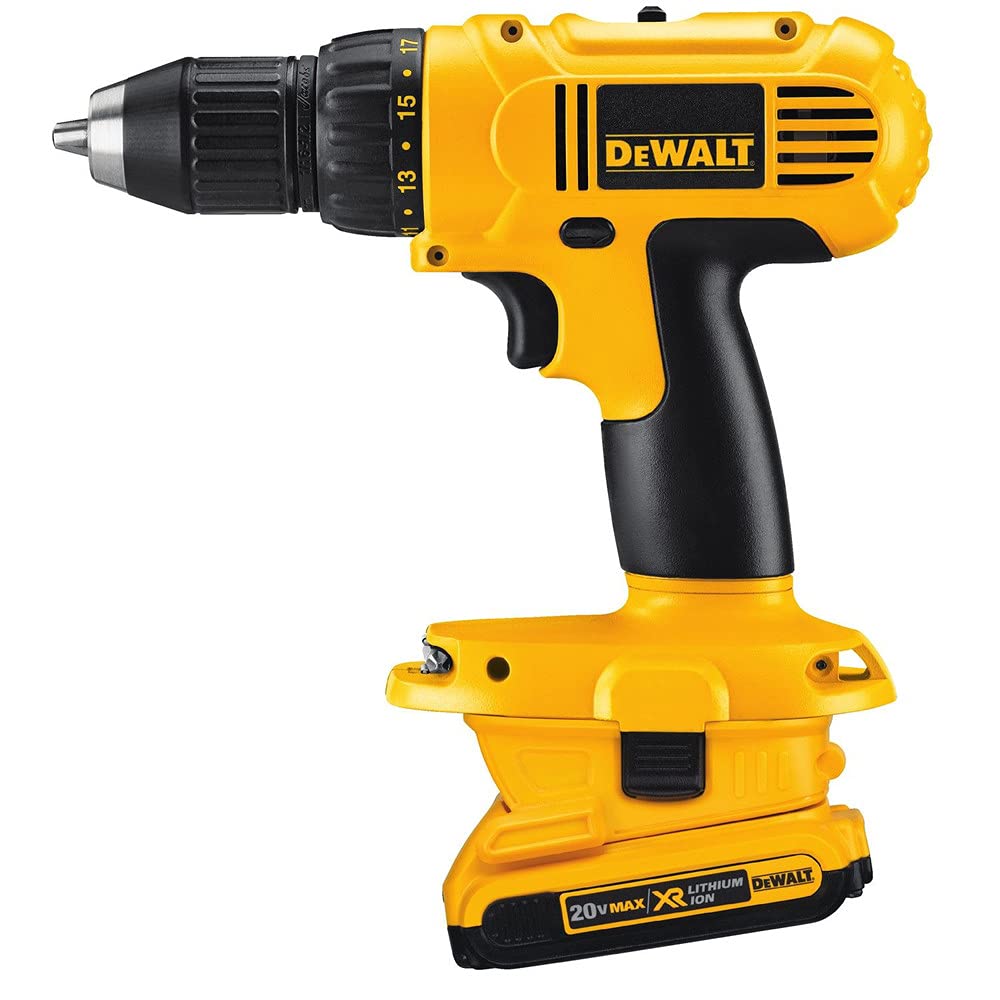 DEWALT 20V MAX Battery Adapter Kit, 18V to 20V, 2 Batteries and Charger Included (DCA2203C) DEWALT