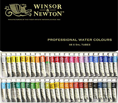 Winsor & Newton Artists Water 5ML tube 48C set (japan import) - WoodArtSupply