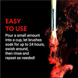 [2 Pack] Paint Brush Cleaner & Restoring Liquid - Water-Based Oil Paint Brush Cleaner Solvent - USA Made Brush Cleaner Acrylic Paint Remover - IMPRESA