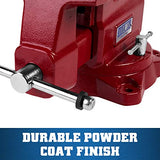 Wilton Utility HD Bench Vise, 6-1/2" Jaw Width, 6-1/4" Jaw Opening, 4-1/4" Throat (Model 656UHD) Wilton