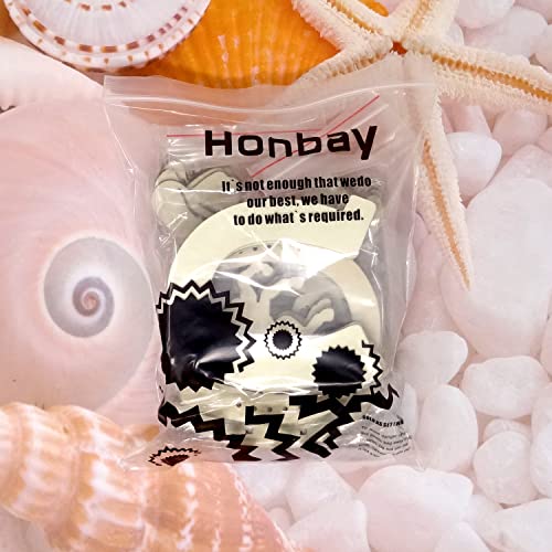 Honbay 36PCS Unfinished Cowboy Wooden Cutouts Blank Horseshoe and Hat Wood Discs Slices for Western Cowboy Cowgirl Party Decorations DIY Craft (5 HONBAY