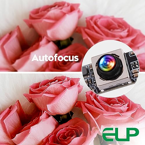 ELP 16MP Autofocus USB Camera with Microphone for Computer Mini UVC USB2.0 Lightburn Camera Micro USB Security PC Camera Module Laser Engraver Webcam - WoodArtSupply