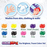 Crayola Ultra-Clean Washable Markers, Fine Line Multicolor, 10 Count Crayola