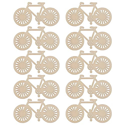 PartyKindom 10 Pcs Wedding Table Scatter Wood Craft Unfinished Wood Hanging Tags Decor Unfinished Wood Decoration Wooden Cutouts Slices Craft tag