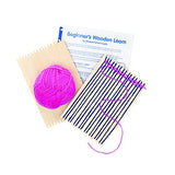 Colorations RLOOM Beginners Wooden Loom, Set of 12, for Kids, Arts & Crafts, Weaving, Craft Activity, Motor Skills, Critical Thinking, Basket, Colorations