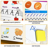 Handwriting Practice Book for Kids, Toddler Preschool Learning Activity for 3 4 5 Year Old, Kindergarten Educational Toys, Montessori Toys Learn ABERLLS