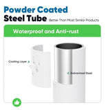 Quictent 10'X20' Heavy Duty Carport Car Canopy Car Shelter Canopy Outdoor Party Tent Boat Shelter-White Quictent