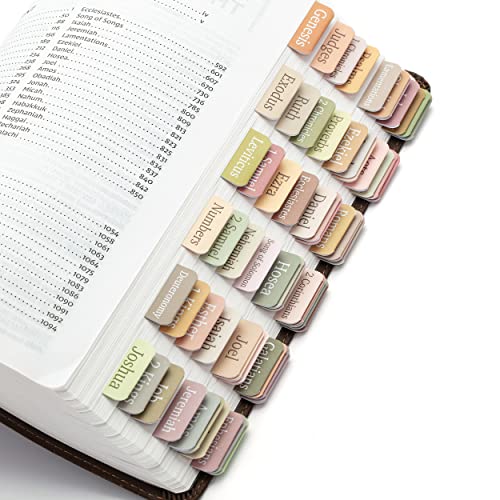 Mr. Pen- Bible Tabs, 75 Tabs, Boho Theme, Laminated Bible Tabs for Women and Men, Bible Tabs for Study Bible, Bible Index Tabs, Bible Book Tabs, Mr. Pen