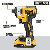 DEWALT FLEXVOLT ADVANTAGE 20V MAX* Combo Kit with Hammer Drill & Impact Driver, 6.0-Ah, 2-Tool (DCK2100D1T1) DEWALT
