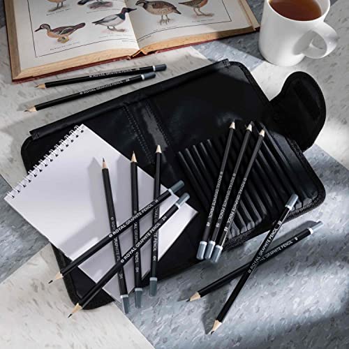 Royal & Langnickel Essentials Keep N' Carry Sketching Set, 14pc - WoodArtSupply