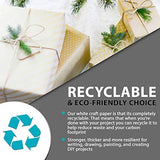 Made in USA White Kraft Paper Wide Jumbo Roll 48" x 1200" (100ft) Ideal for Gift Wrapping, Art &Craft, Postal, Packing Shipping, Floor Protection, Creative Paper Co