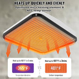 VEVOR Heat Press Machine,10x12inches Portable Shirt Printing Multifunctional Sublimation Transfer Heat Press Machine Teflon Coated, Easy Iron-on VEVOR