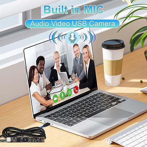 Webcamera_usb 16mp Autofocus USB Camera Module with Microphone for Computer Mini Lightburn Camera Micro USB Security PC Camera CCTV Video Laser IEights