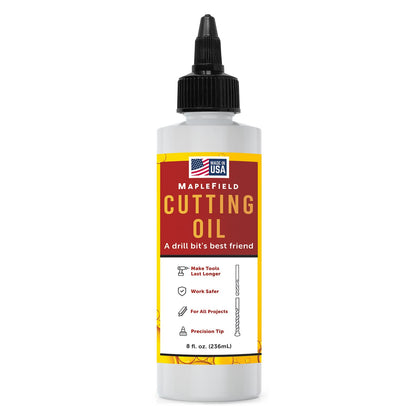 Cutting Oil for Drilling Metal & Precision Cutting - Cutting Fluid for Metal Drilling & Milling - Drill Bit Oil - Thread Cutting Oil & Tapping Fluid - WoodArtSupply