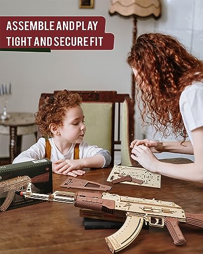 RoWood 3D Wooden Puzzles for Adults DIY 3D Puzzles Wooden Model Building Kit Creative Toy Wooden Kits Assembly Puzzles Unique Gifts for Kids&Adults RoWood