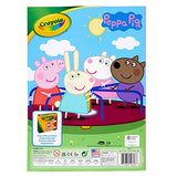 Crayola Peppa Pig Coloring Book with Stickers, Gift for Kids, 96 Pages, Ages 3, 4, 5, 6 Crayola