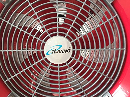 iLiving - ILG8EF12EX Explosion Proof Utility High Velocity Blower, Fume Extractor, Portable Exhaust and Ventilator Fan, Air Ventilation with 2720 iLiving
