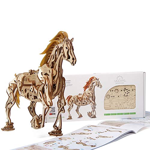 UGears Models 3-D Wooden Puzzle - Mechanical Horse Mechanoid UGEARS