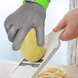 Aillary Level 9 Cut Resistant Kitchen Glove,Food Grade,Machine Washable,Stainless Stell Wire Metal Mesh Safety Work Glove for Mandolin,Meat Aillary