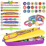Friendship Bracelet Making Kit Toys, Ages 7 8 9 10 11 12 Year Old Girls Gifts Ideas, Birthday Present for Teen Girl, Arts and Crafts String Maker Topdiaos