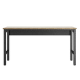 Manhattan Comfort Fortress Wood & Metal Garage Work Table in Gray Manhattan Comfort