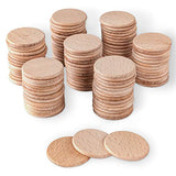 Round Unfinished 1.5" Wood Cutout Circles Chips for Arts & Crafts Projects, Board Game Pieces, Ornaments (100 Pieces) Super Z Outlet