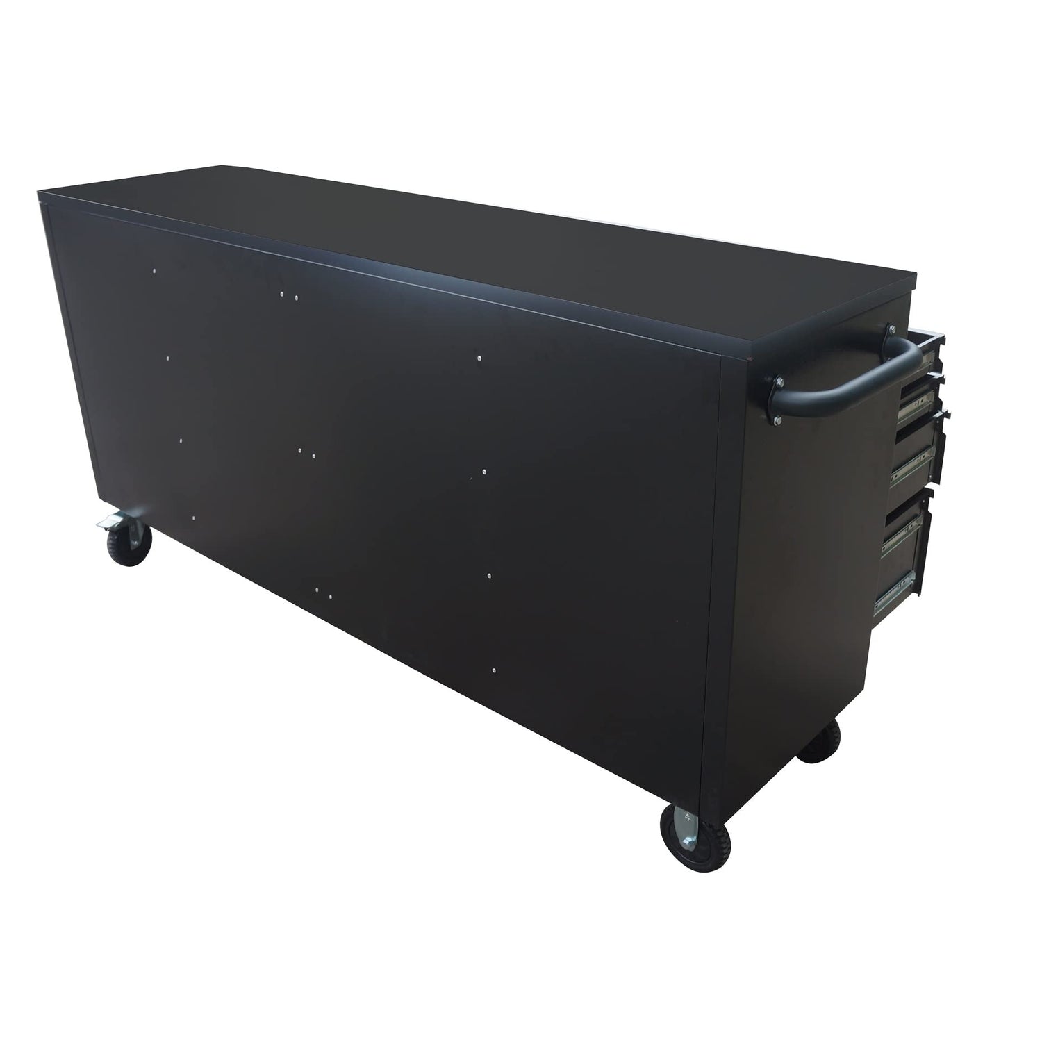 CT 72-inch Rolling Tool Chest with 15 Drawers, Mobile Workbench, Assembled Large Tool Box Storage Cabinet with Wheels for Garage Workshop in Matte CT Copper Tailor