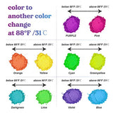 LET'S RESIN Thermochromic Pigment Powder Temperature Activated That Changes at 88°F-5 Colors Changing Powder for Nail Polish, Paint, Slime, Epoxy, LET'S RESIN