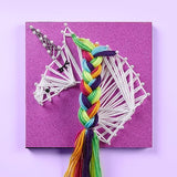 3D String Art Kit for Kids - Arts and Crafts Set for Girls & Boys - Birthday Gift Ideas Ages 8, 9, 10, 11, 12 + Age - Unicorn & Star Strings Toys Dan&Darci