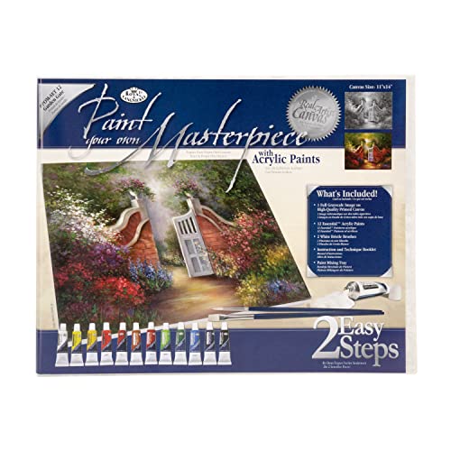 Royal & Langnickel Acrylic Paint Your Own Masterpiece-Garden Gate - WoodArtSupply