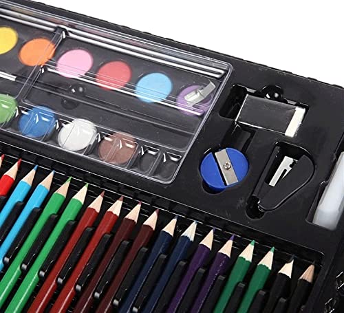 RMENST 168-Piece Art Set, Deluxe Professional Color Set, with Portable Case, Art Kit Gift Painting & Drawing Supplies Kit - WoodArtSupply