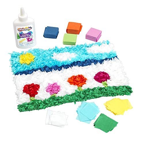 Colorations® Mini Tissue Squares – 10 Colors, 5,000 Pieces - WoodArtSupply