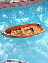 Wooden Boat USA K197 Whitehall Dinghy Display, 5', Brown Wooden Boat USA