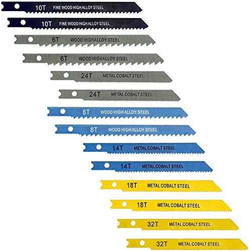 IIT 19220 14Pc Universal Jig Saw Blade Assortment, - WoodArtSupply