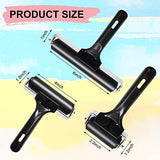 4-Inch Rubber Brayer Roller for Printmaking, Manual Roller Tool for Printmaking/Wallpaper/Gluing Application/Painting/Craft ATB