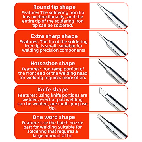 kingsea 61Pcs Pyrography Wood Burning Tips,Wood Burning Tool Kits Carving Iron Tip for Embossing/Adults/Beginners/Birthday/Wedding Kingsea