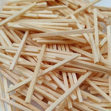 Cayway 300 Pieces Miniature Wood Sticks Wooden Dowels Unfinished Hardwood Strips Natural for DIY Crafts Model Making Production of Railing Cayway