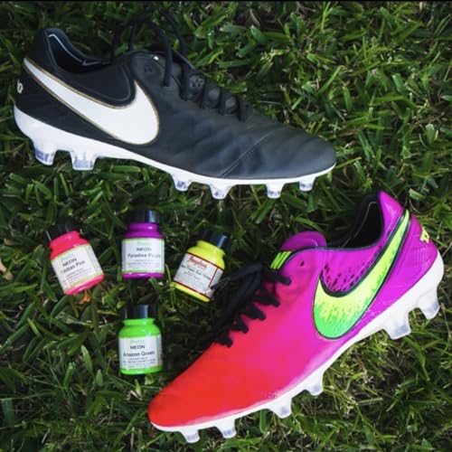 Angelus Neon Acrylic Paint Starter Kit, 6 Pack for Shoes, Boots, Bags, Furniture, Shirts, & More Angelus