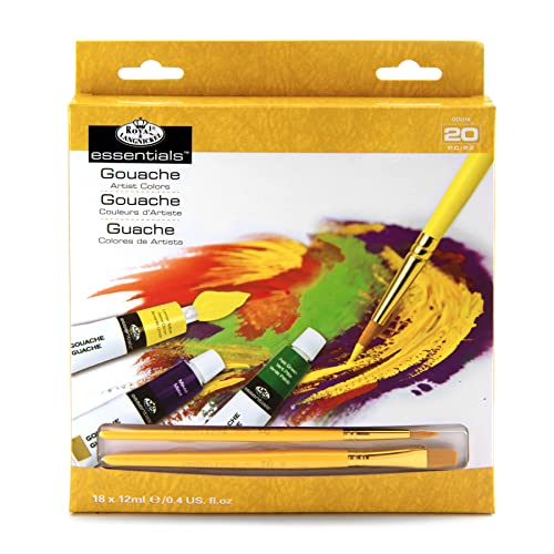 Royal & Langnickel Gouache Paint, 18-Piece - WoodArtSupply