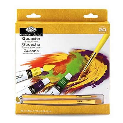 Royal & Langnickel Gouache Paint, 18-Piece - WoodArtSupply