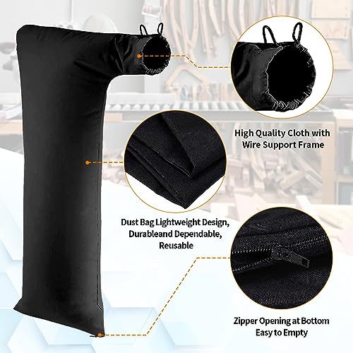 Table Saw Dust Collector Bag Compatible for Bosch/Dewalt/Ryobi/Makita/Porter Cable/Craftsman/RIGID/Metabo/Kobalt/Skilsaw/Delta (10" Tablesaws with CCTIVED
