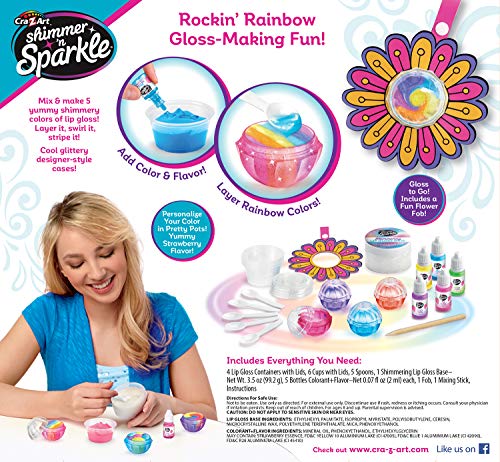 Shimmer and Sparkle Rainbow Lip Gloss Cra-Z-Art