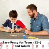 BeaverCraft, Whittling Kit for Adults and Teens - Wood Carving Kit DIY 02 Dala Horse - Wood Carving Tools Craft Supplies for Adults Whittle Knife BeaverCraft