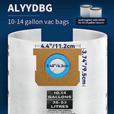 3 Pack Shop Vac 10-14 Gallon Bags. ALYYDBG Type F 90662 9066200 9066233, Type I 90672 9067200 9067233, VF2005, CMXZVBE3877, CMXZVBE38768 Disposable ALYYDBG