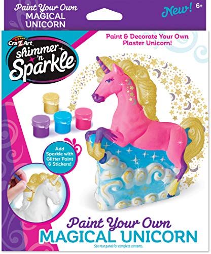 Cra-Z-Art Shimmer 'n Sparkle Paint Your Own Magical Unicorn - WoodArtSupply