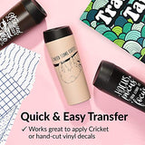 Clear Transfer Tape for Vinyl Adhesive and HTV Heat Transfer Paper Sheets for Cricut Transfer Tape for Vinyl Paper Transfer Tape 20 Pieces 12"x 12" HIPPIE CRAFTER