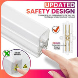 GOSLARLIT LED Garage Light Hexagon, 24 Pack Shop Detailing Lights, 144W 15950LM 6500K Daylight White, Linkable Plug-in Ceiling Light for Garage GOSLARLIT