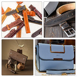 38 PCS Leather Stamping Tools, Leather Stamping Kit with 36pcs Letters and Numbers, Rubber Hammer, Leather Punch Tools, Leather Stamp Set Leather ZMAAGG